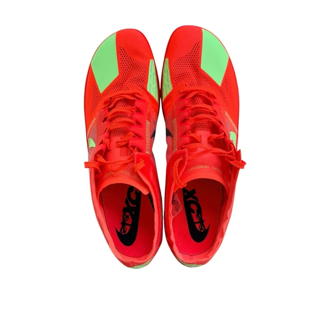 NEW Nike ZoomX Dragonfly XC Spikes Men's 10.5 Bright Crimson/Lime Blast